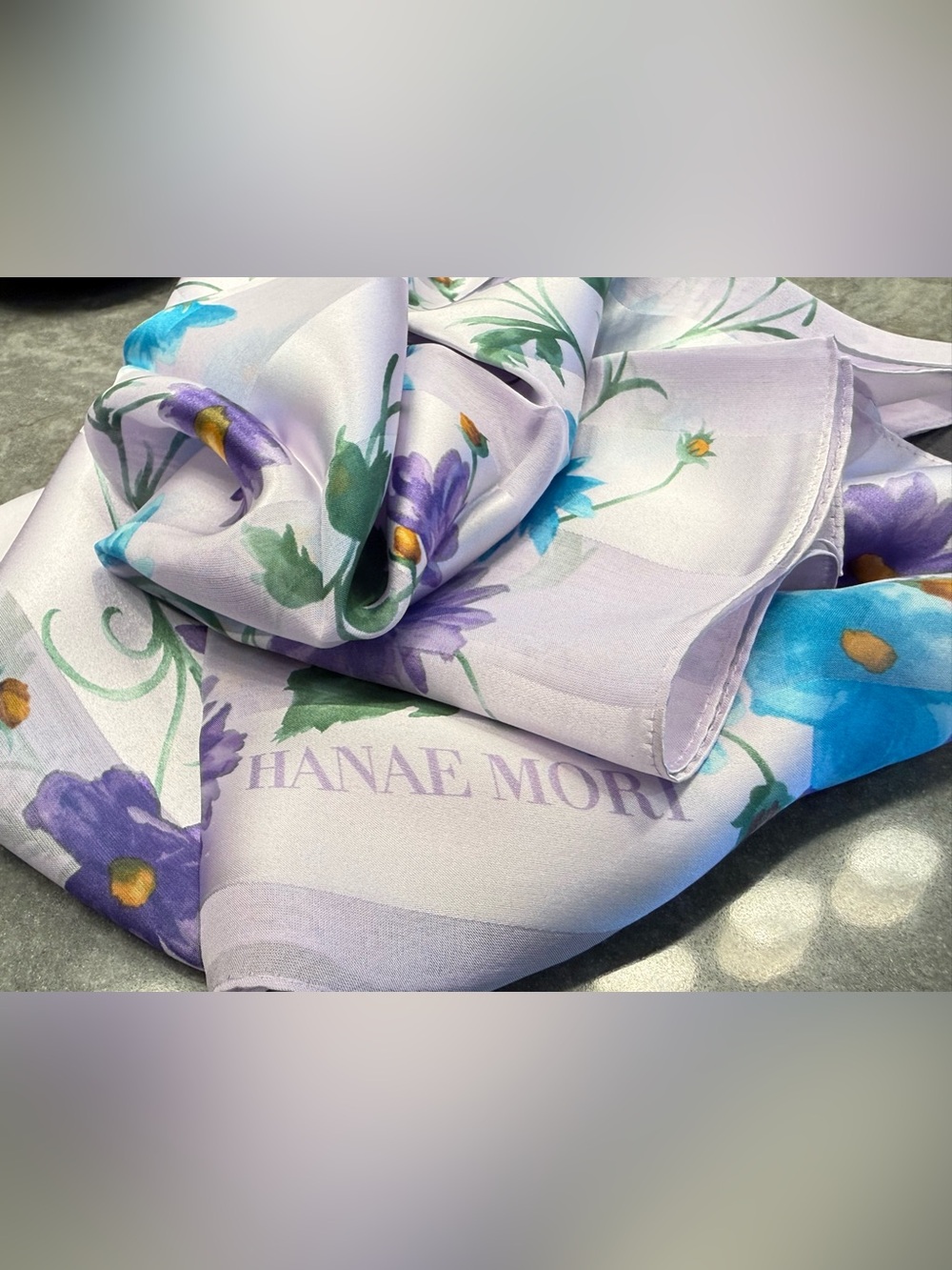 HANAE MORI 💯 Silk Scarf